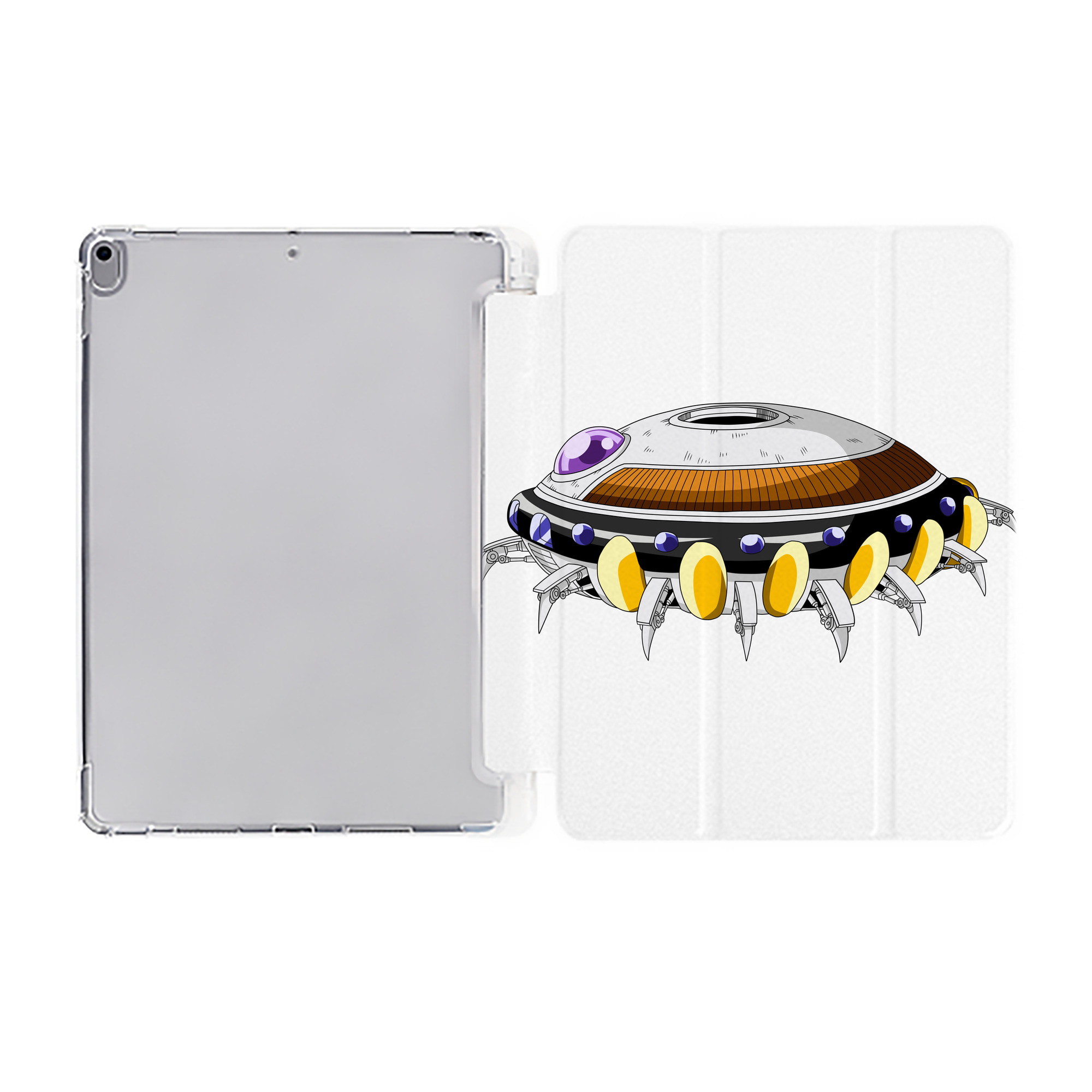 （画像用） ドラゴンボール DRAGON BALL IPad ケース ペン収納付き 三つ折りスタンド PUレザー×シリコン 対応機種9.5/10.5/10.9インチ